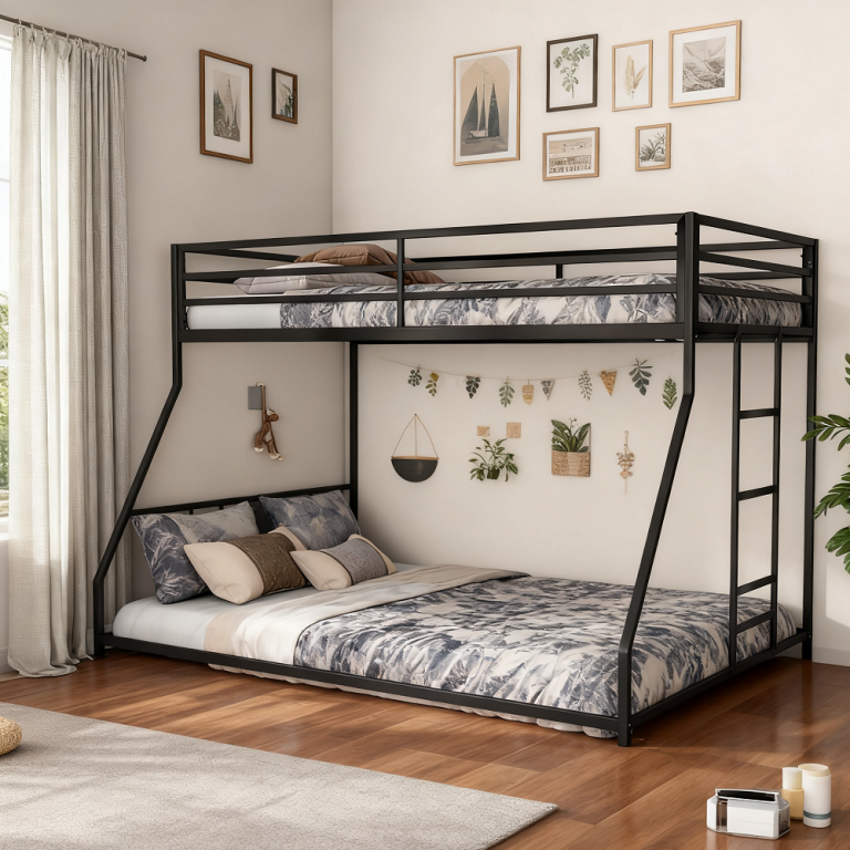 Twin Over Full Low Bunk Bed Frame
