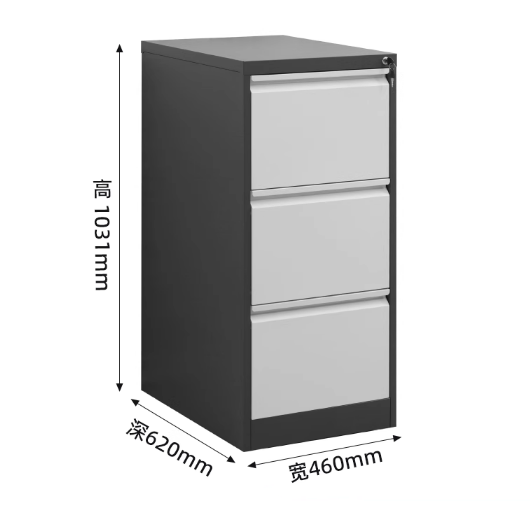 3 drawer file cabinet sizes