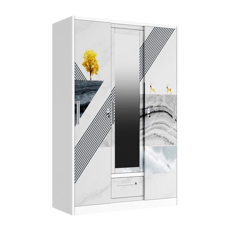 Low Price Printed Steel Wardrobe for sale