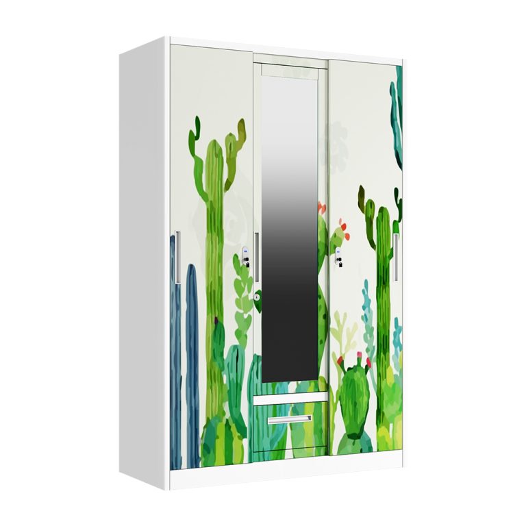 lockable steel wardrobe in China manufacturer