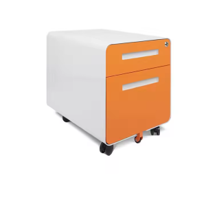 Metal Rolling File Cabinet 2 Drawer