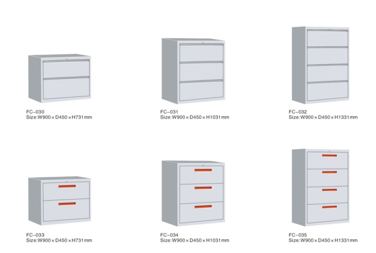 Lateral File Cabinet with Lock