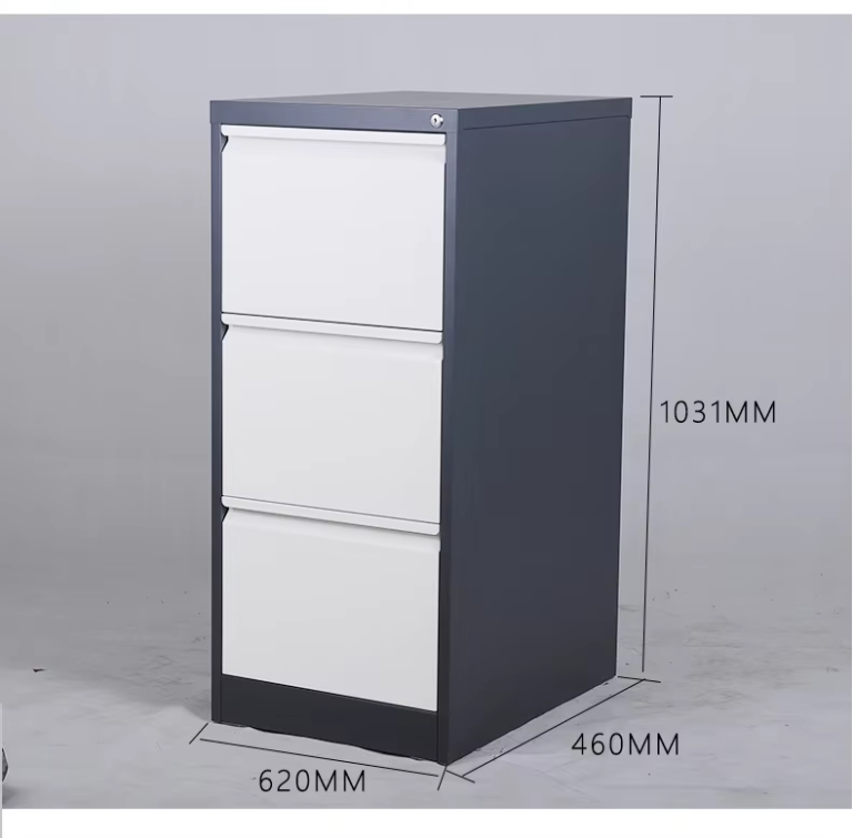 3 drawer file cabinet with lock