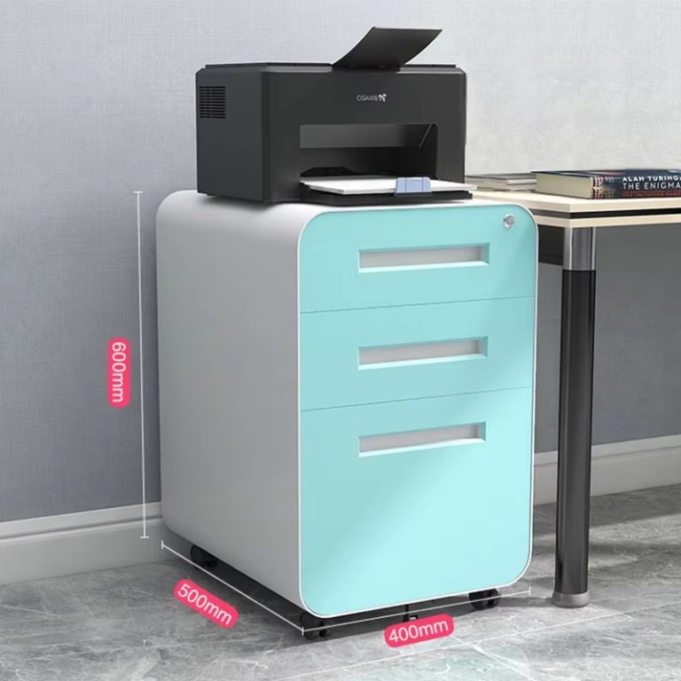 steel file cabinet with wheels