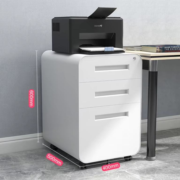 three drawer locking file cabinet