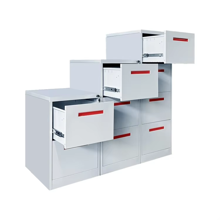 metal file cabinet with drawer
