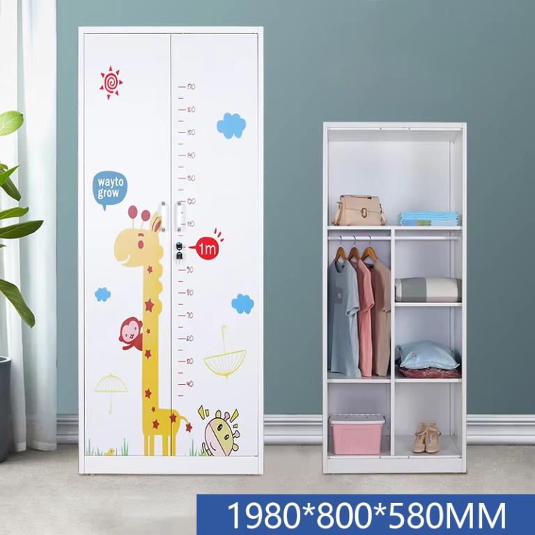 metal wardrobe cabinet with lock