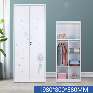 custom metal wardrobe cabinet with lock