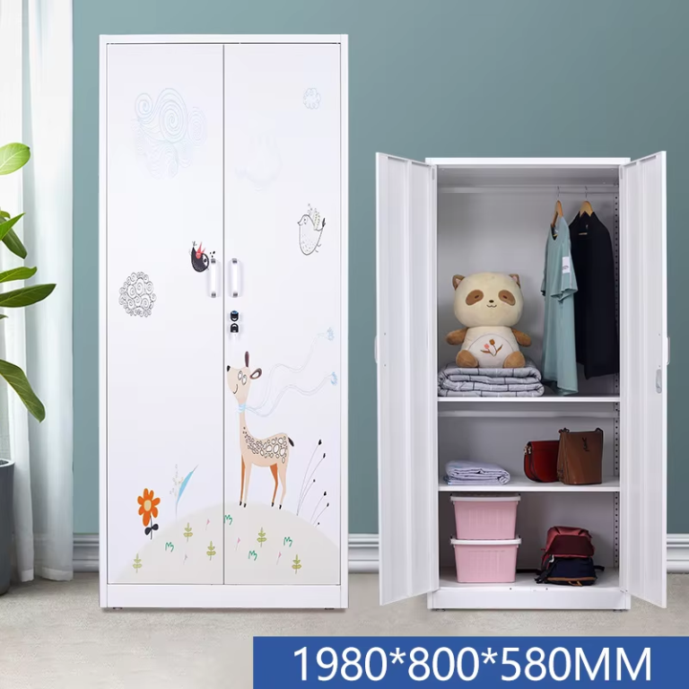 cheap metal wardrobe cabinet with lock