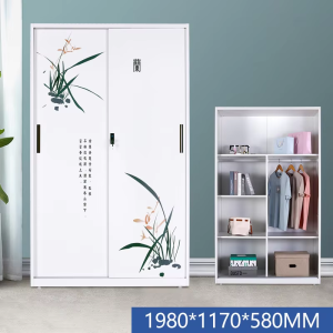 Sliding door wardrobe closet