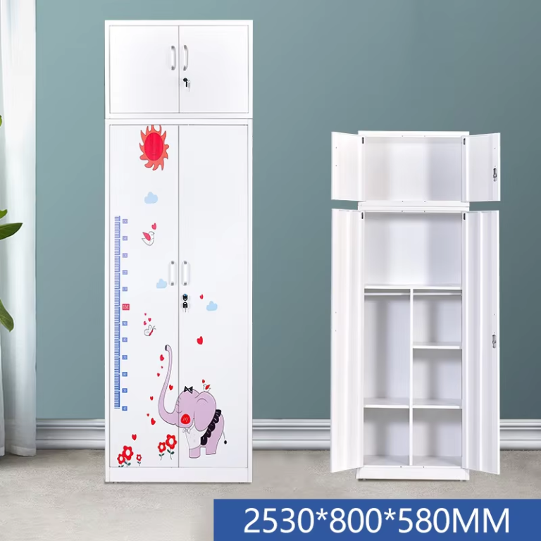 Steel Wardrobes with Top Cabinet