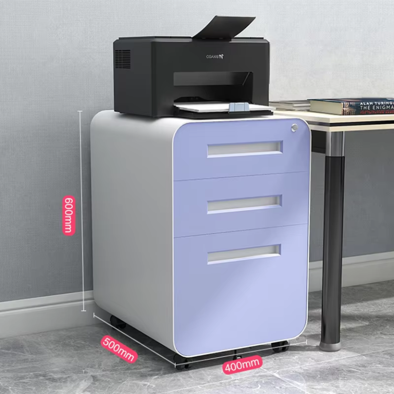 steel filing cabinet with wheels