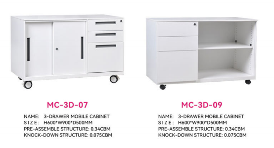 Lateral File Cabinet with Shelf