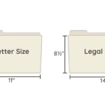 legal size vs letter size file cabinet