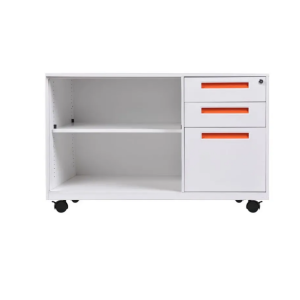 Mobile File Cabinet with Shelves
