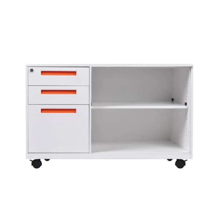Mobile File Cabinet with Storage Shelf