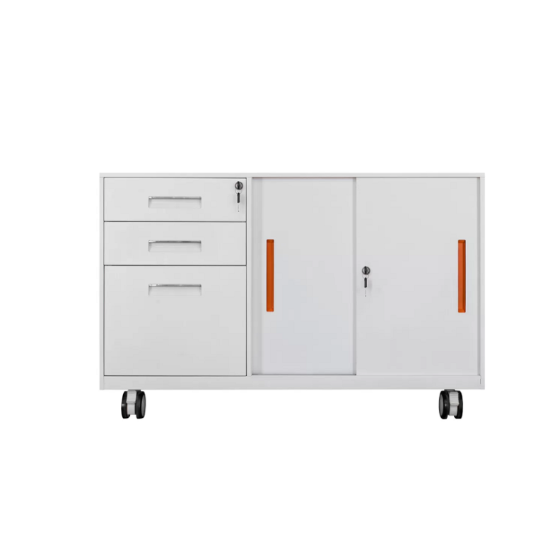 Sliding Door Mobile Storage Cabinet