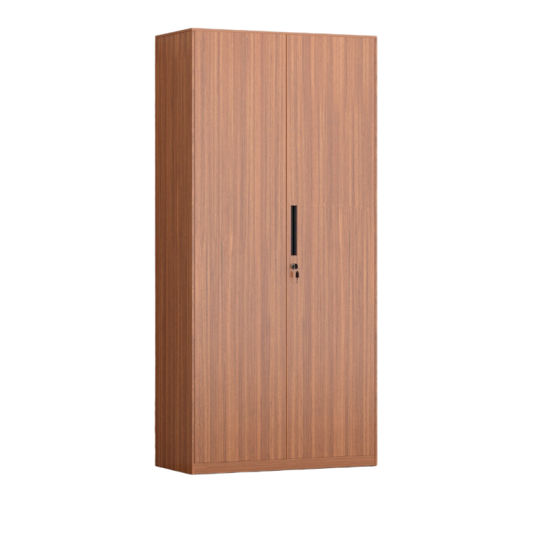 Wood Grain Transfer 2 Door Filing Cabinet