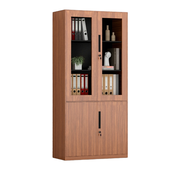 Wood Grain Transfer Filing Cabinet