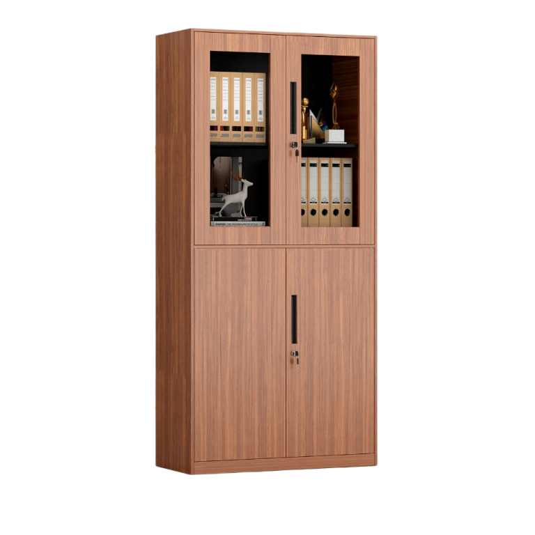 Wood Grain Transfer Office File Cabinet