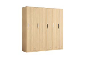 wood grain transfer steel locker