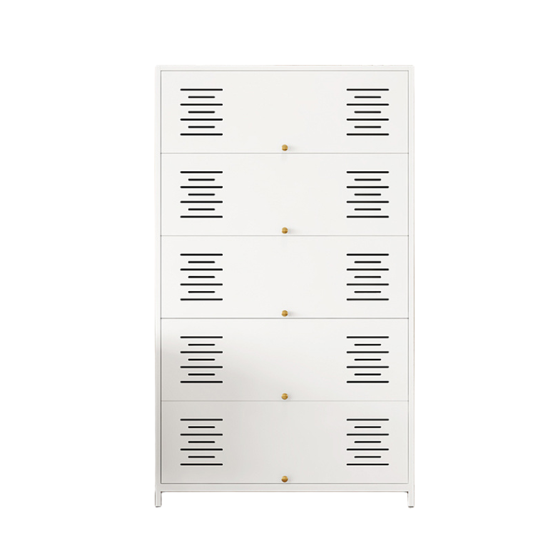 5 door metal shoe rack cabinet