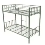 Metal Bunk Bed Frame with Mesh