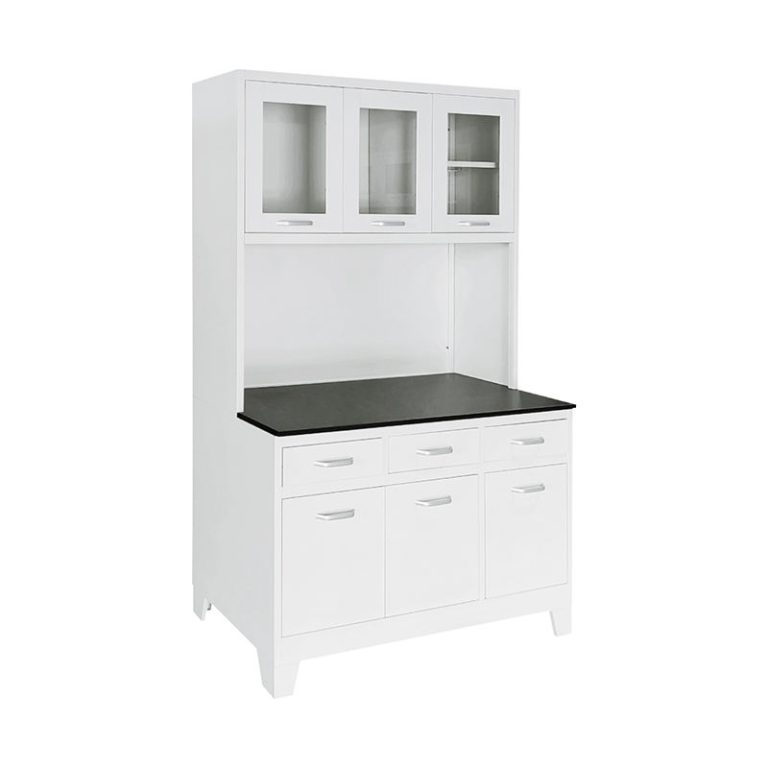 Modern Metal Kitchen Cabinet White