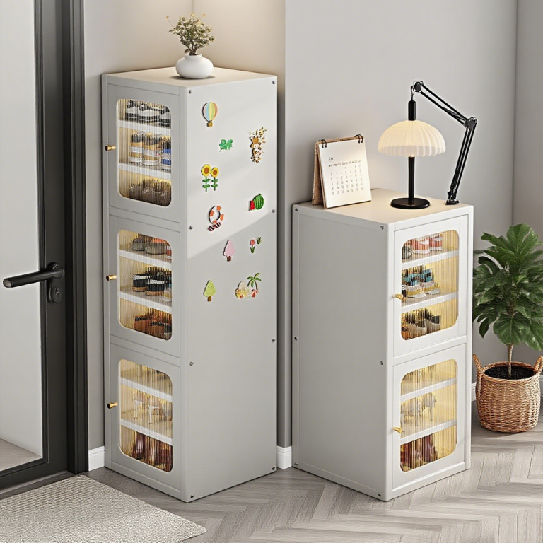 small shoe storage cabinet