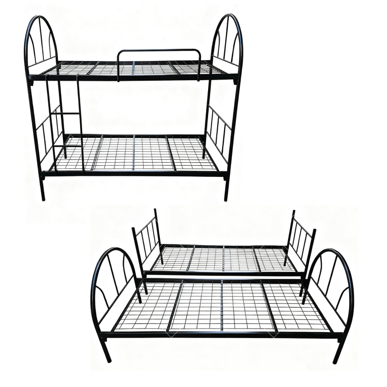 steel convertible bunk bed twin size