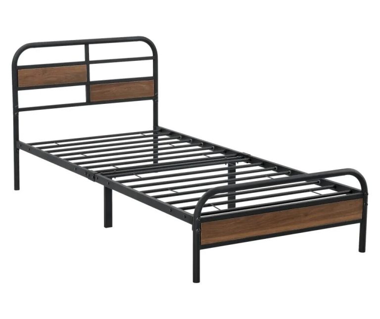 steel frame queen bed