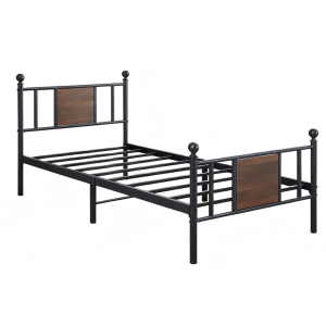 steel single bed
