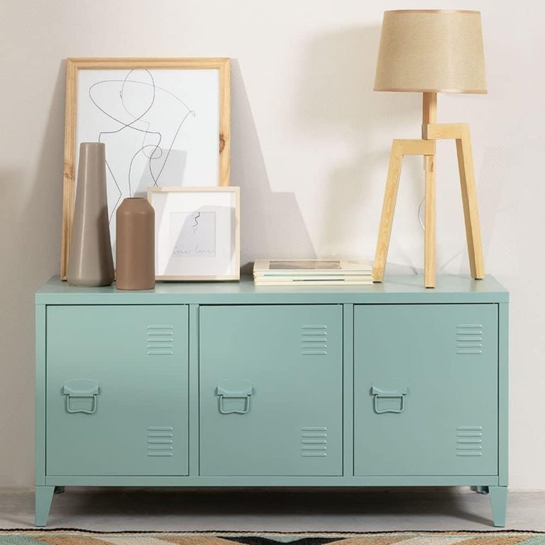 Blue modern tv cabinet