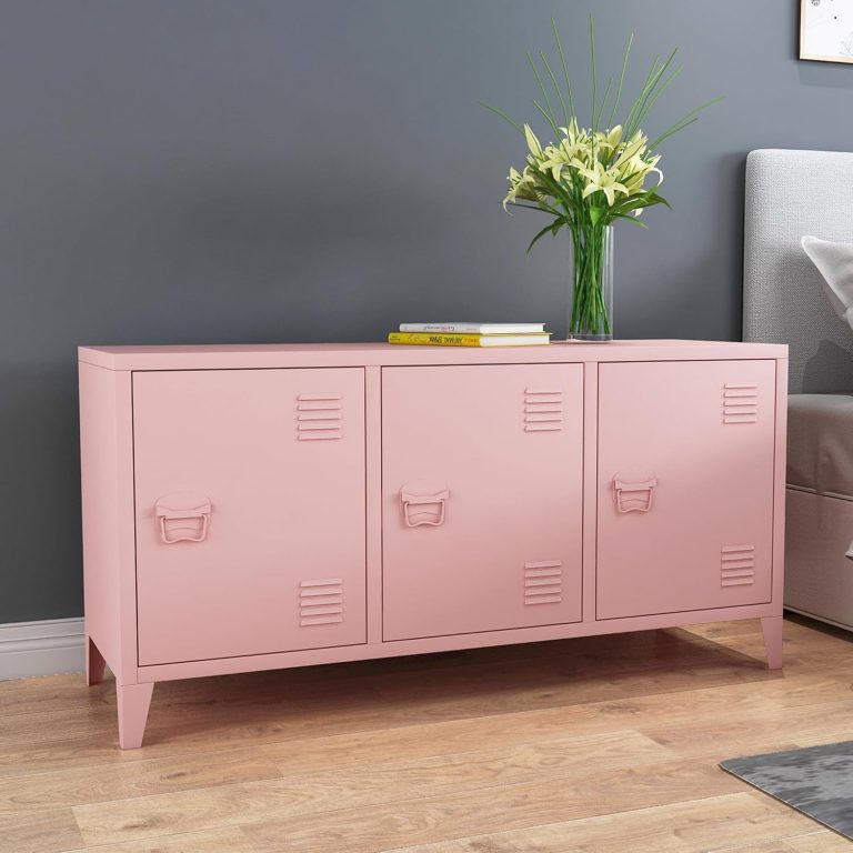pink modern TV cabinet