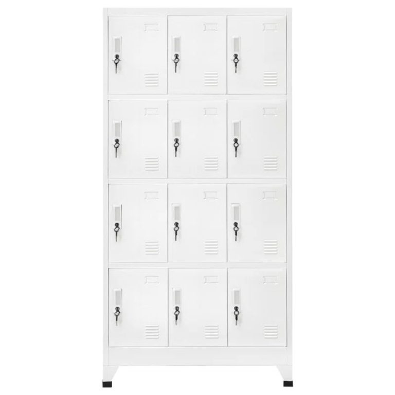 12-door secure lockers
