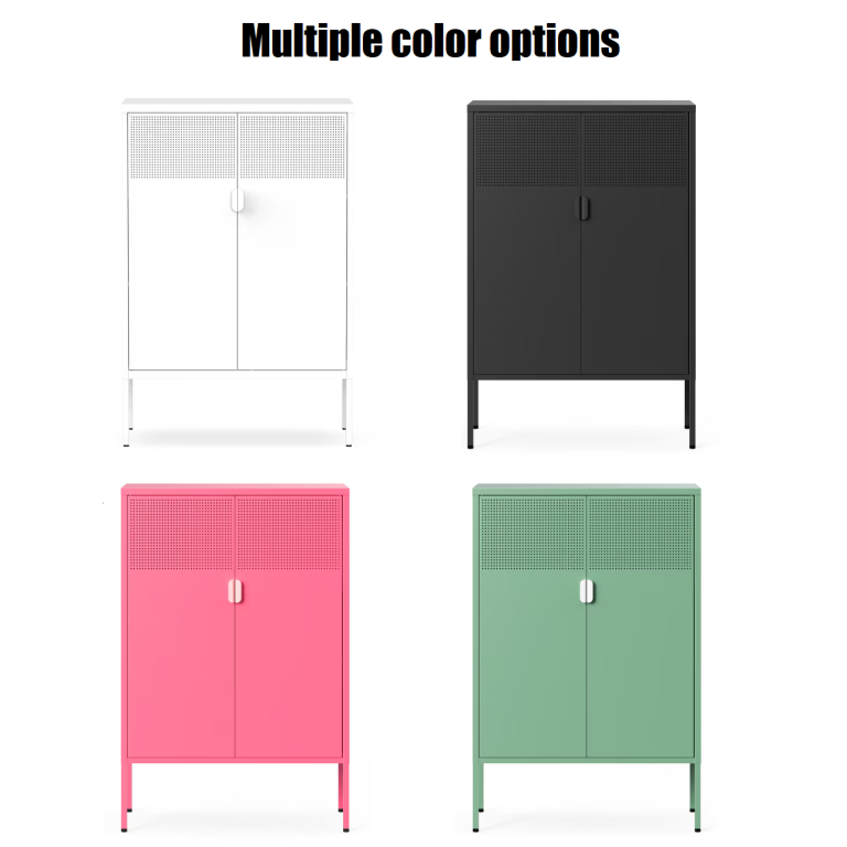 2 door metal storage cabinet