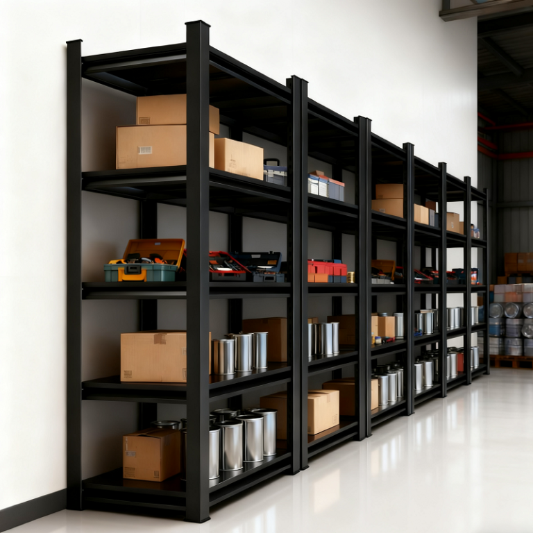 5 tier metal storage rack