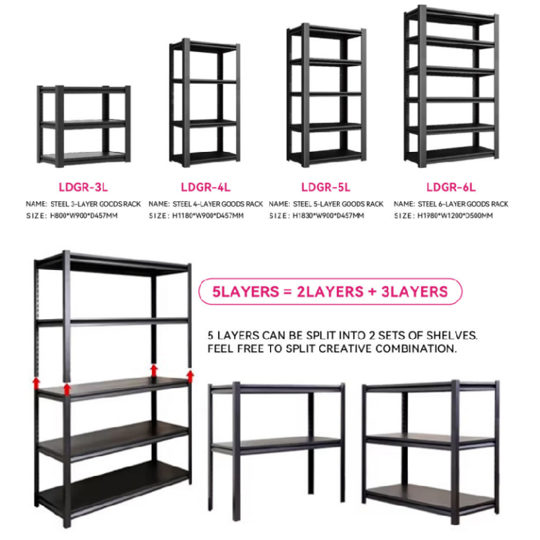 Multi-layer Steel Storage Racks
