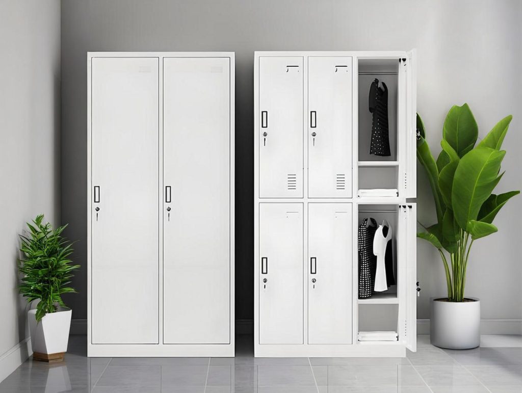 Vented Steel Lockers vs. Solid Door