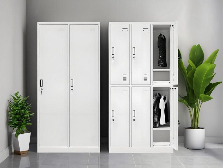 Vented Steel Lockers vs. Solid Door