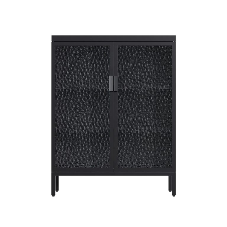small cabinet with glass doors