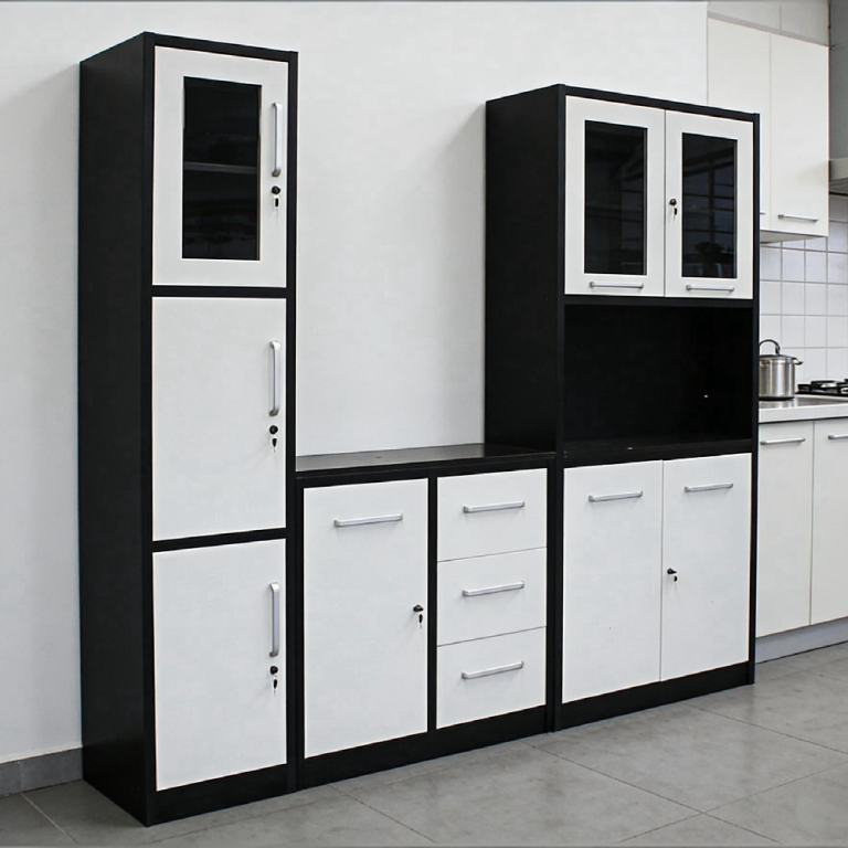 Metal Kitchen Cabinets with Drawers