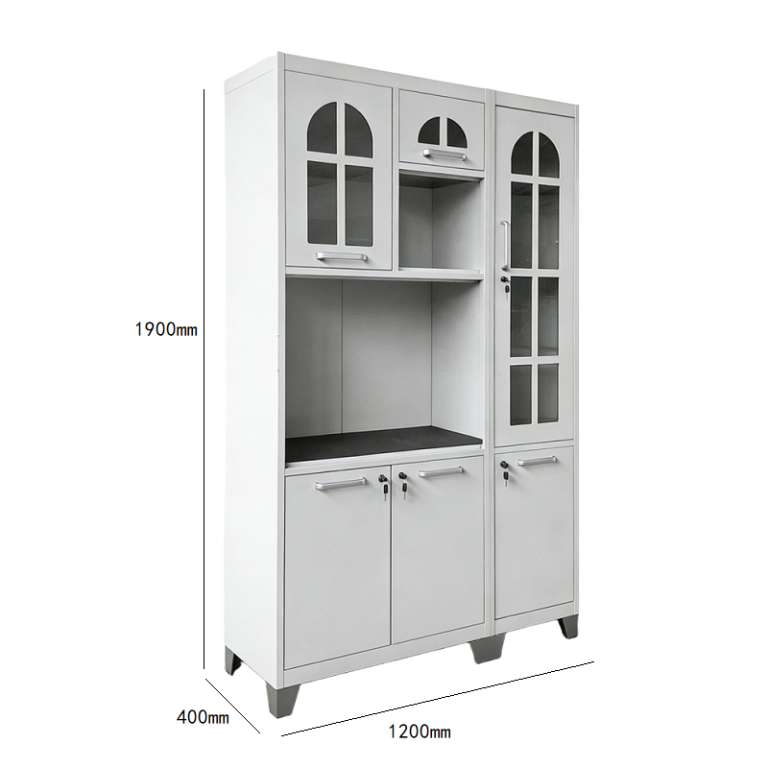 Modern Kitchen Unit with Shelves-3