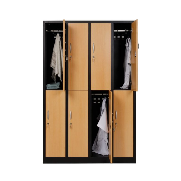 Steel 8 Compartment Personal Storage Lockers
