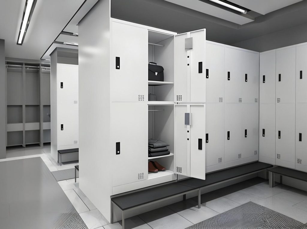 heavy-duty steel lockers for industrial
