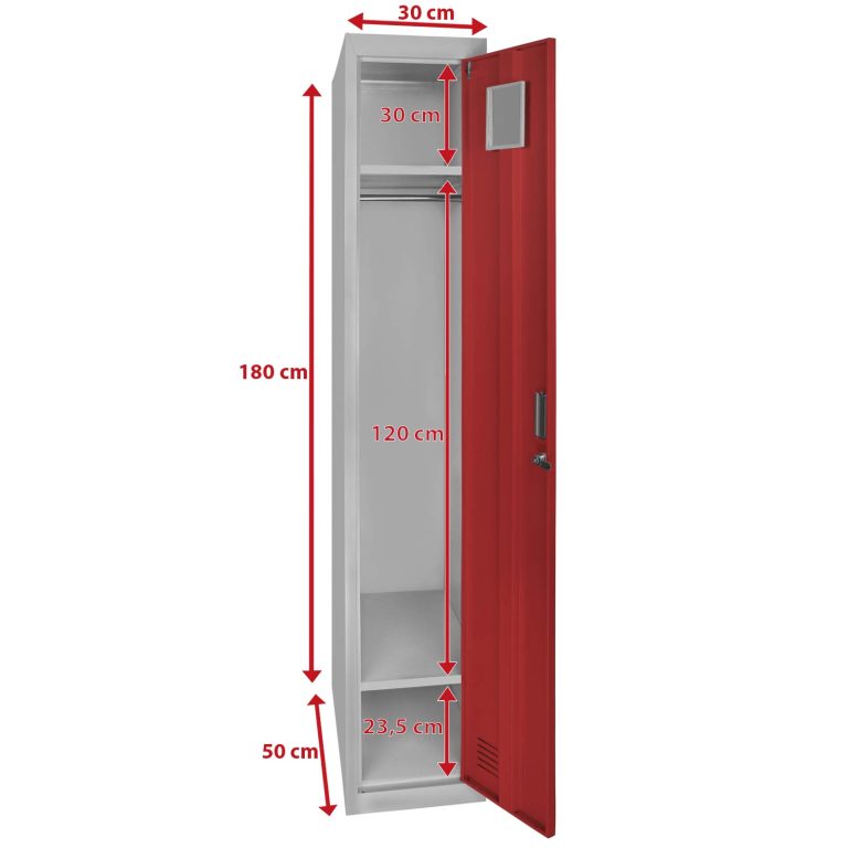 standard lockers single tier