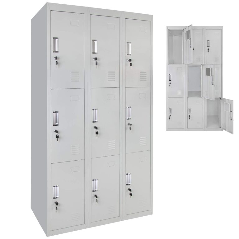 9-Door Clothing Lockers