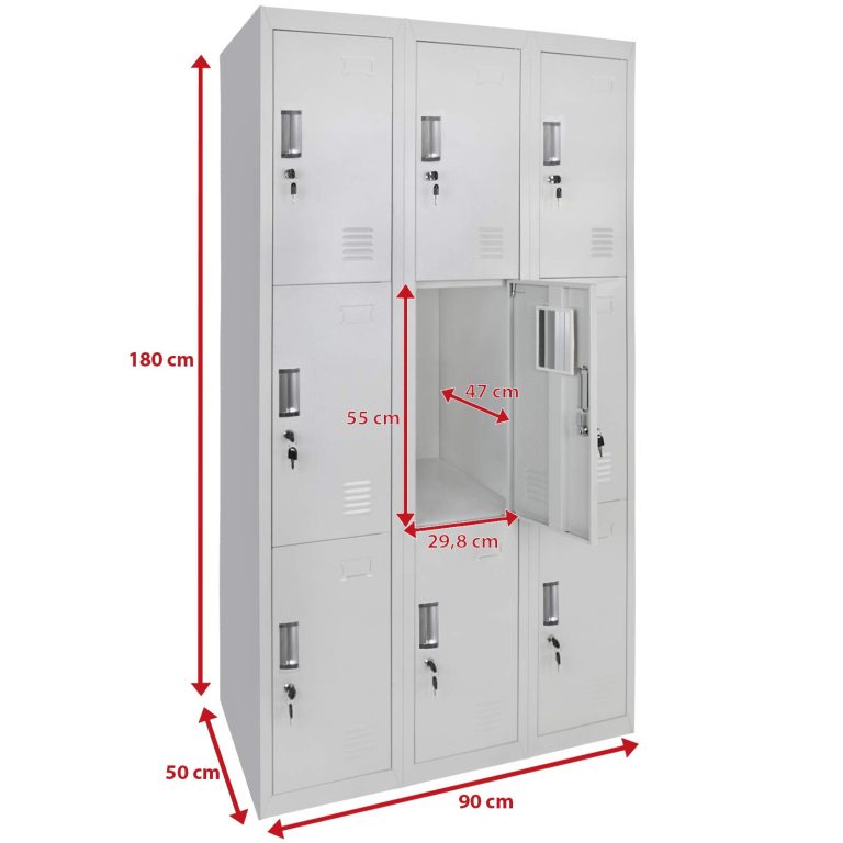 Multi-Compartment Clothing Lockers