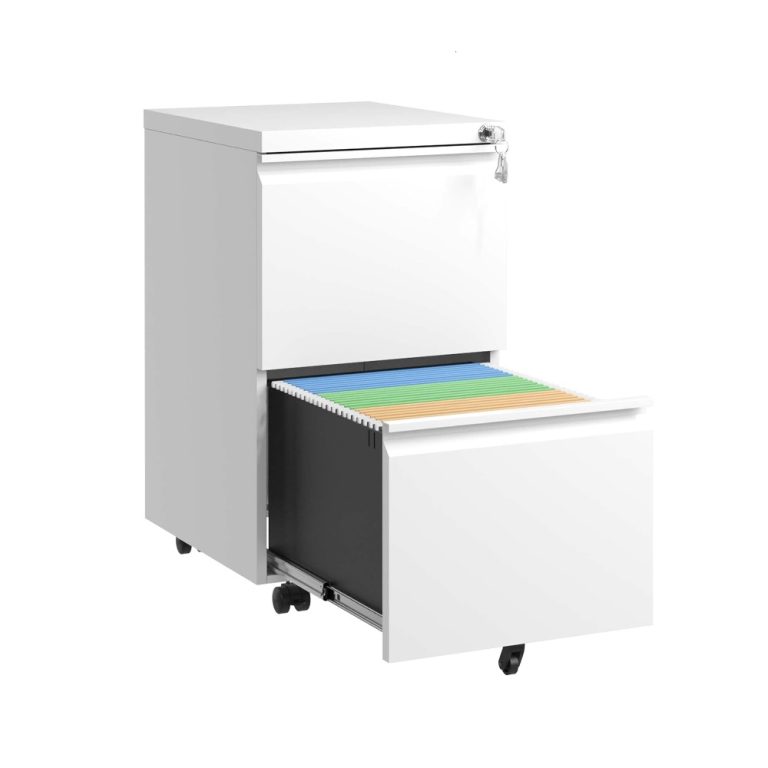 2 Drawer File Cabinet with Wheels