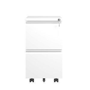 2 Drawer File Cabinet with Wheels